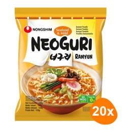 Nongshim - Instant Noodles Neoguri Seafood & Mild - 20 bags