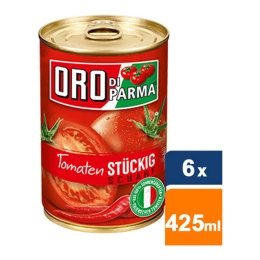 Oro Di Parma - Chopped tomatoes "Spicy" - 6x 425ml