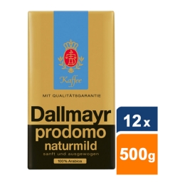 Dallmayr - Prodomo Naturmild Ground Coffee - 12x 500g