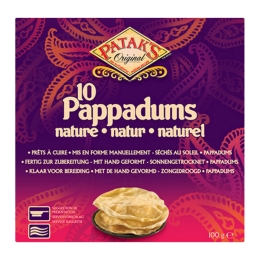 Patak's - Papadum Naturel (Cook to Eat) - 100g