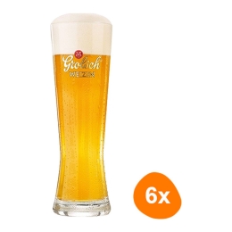 Grolsch - Beerglass "wheat beer" 300ml - Set of 6