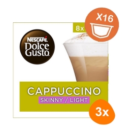 Dolce Gusto - Cappuccino Skinny/Light - 3x 16 Pods