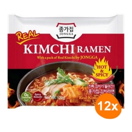 Jongga - Kimchi Ramen - 12 bags