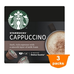 Starbucks - Cappuccino by Nescafé Dolce Gusto - 3x 12 Pods