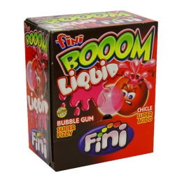 Fini - Booom liquid Bubble Gum Strawberry - 200 pcs