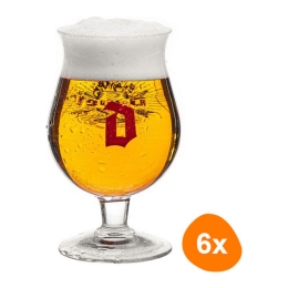 Duvel - Beerglass 330ml - Set of 6
