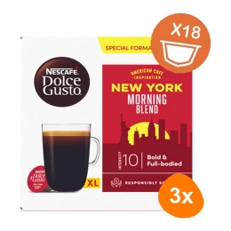 Dolce Gusto - New York Morning blend - 3x 18 Pods