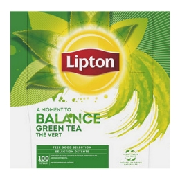 Lipton - Feel Good Selection Green Tea - 100 Tea bags