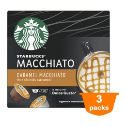 Starbucks - Caramel Macchiato by Nescafé Dolce Gusto - 3x 12 Pods