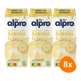 Alpro - Soya Drink Banana - 8x (3x 250ml)