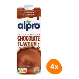 Alpro - Soya Drink Chocolate - 4x 1ltr