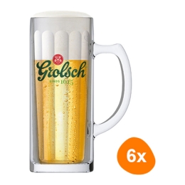 Grolsch - Beer Mug 500ml - Set of 6