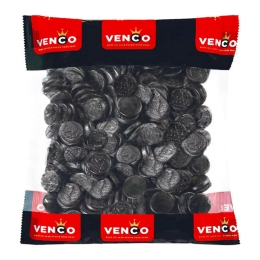 Venco - Licorice Coins - 1kg