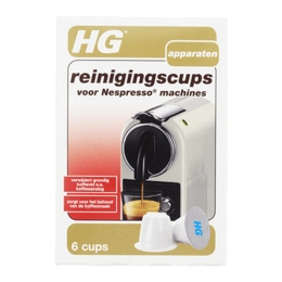 HG - Cleaning capsules for Nespresso® Coffee machines - 6 Capsules