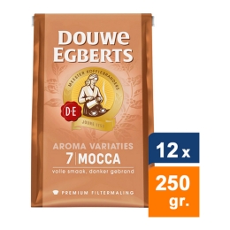 Douwe Egberts - Mocca (7) Ground Coffee - 12x 250g