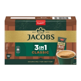 Jacobs - Classic 3in1 Sticks Instant Coffee - 10 sticks