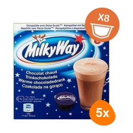 Milky Way - Hot Chocolate (Dolce Gusto Compatible) - 5x 8 Pods