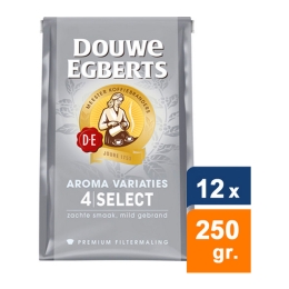 Douwe Egberts - Select (4) Ground Coffee - 12x 250g