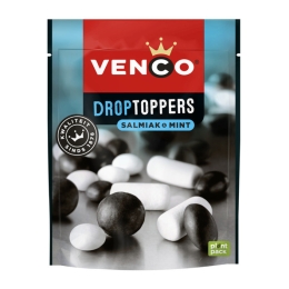 Venco - Droptoppers Salmiak Mint - 10 x 225 gram