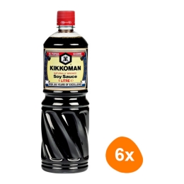 Kikkoman - Soy Sauce - 6x 1 ltr