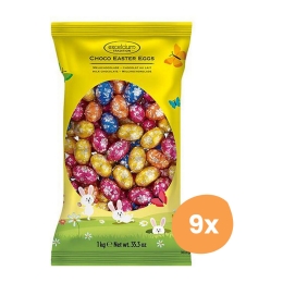 Excelcium - Milk Chocolate Easter Eggs - 9x 1kg