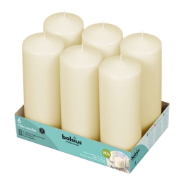 Bolsius - Pillar Candle - Ivory - 6 pieces