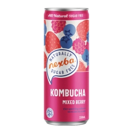 Nexba - Kombucha Mixed Berry - Can - 12 x 33 cl