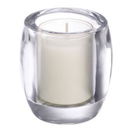 Bolsius - Tealight & Clear Cup Holder - Oval - Transparent - 6 pieces