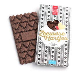JB Diesch - Zeeland Hearts Bar Milk 39% - 12 x 100 grams