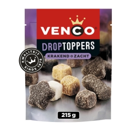 Venco - Droptoppers Krakend Zacht - 10x 215g