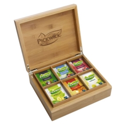 Pickwick - Professional Theekist Bamboe 6-vaks - Per piece