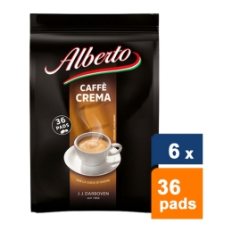 Alberto - Cafe crema - 6x 36 pads 