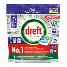 Dreft - Vaatwas Platinum Regular All-in One - 75 stuks