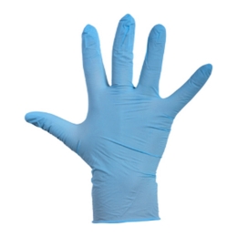 Comfort - Handschoen Latex Blauw Gepoederd XL - 100 stuks