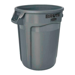 Rubbermaid - Ronde Brute Container Grijs - 121,1ltr