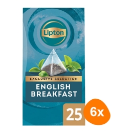 Lipton - Exclusive Selection English Breakfast Tea - 6x 25 Tea bags