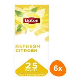 Lipton - Feel Good Selection Black Tea Lemon - 6x 25 Tea bags