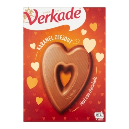 Verkade - Chocolate Heart Caramel seasalt - 135g