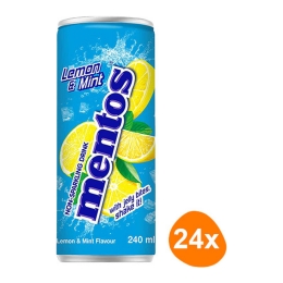 Mentos - Lemon & Mint - 24x 240ml