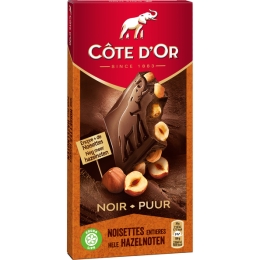 Cote d'Or - Dark Chocolate Bar with Whole Nuts - 9 x 180 grams