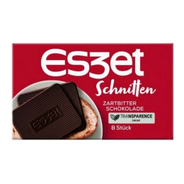 Eszet - Schitten Zartbitter - 20 x 75 gram