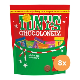 Tony's Chocolonely - Christmas Pouch Mix - 8x 126g