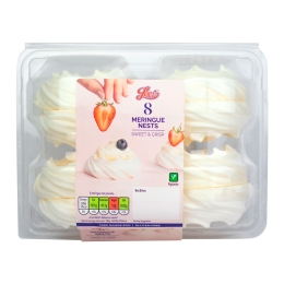 Lees Of Scotland - Meringue Nests Blister - 8 x 100 grams