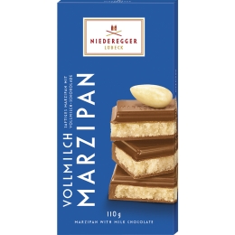 Niederegger - Marsepein Melkchocolade - 10 x 110 grams