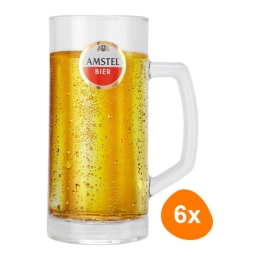 Amstel - Beer Mug 500ml - Set of 6