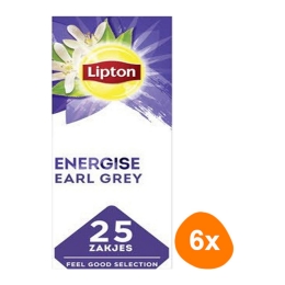 Lipton - Feel Good Selection Earl Grey Tea - 6x 25 Tea bags