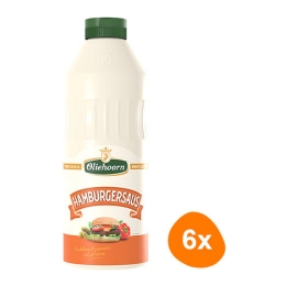 Oliehoorn - Hamburger Sauce - 6x 900ml