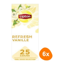 Lipton - Feel Good Selection Black Tea Vanilla - 6x 25 Tea bags