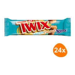 Twix - Chocolate Bar Salted Caramel Xtra - 24 Bars