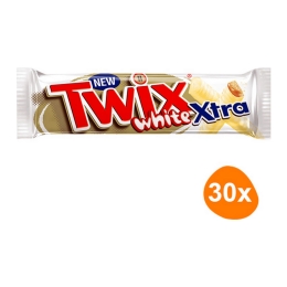 Twix - Chocolate Bar White Xtra - 30 Bars